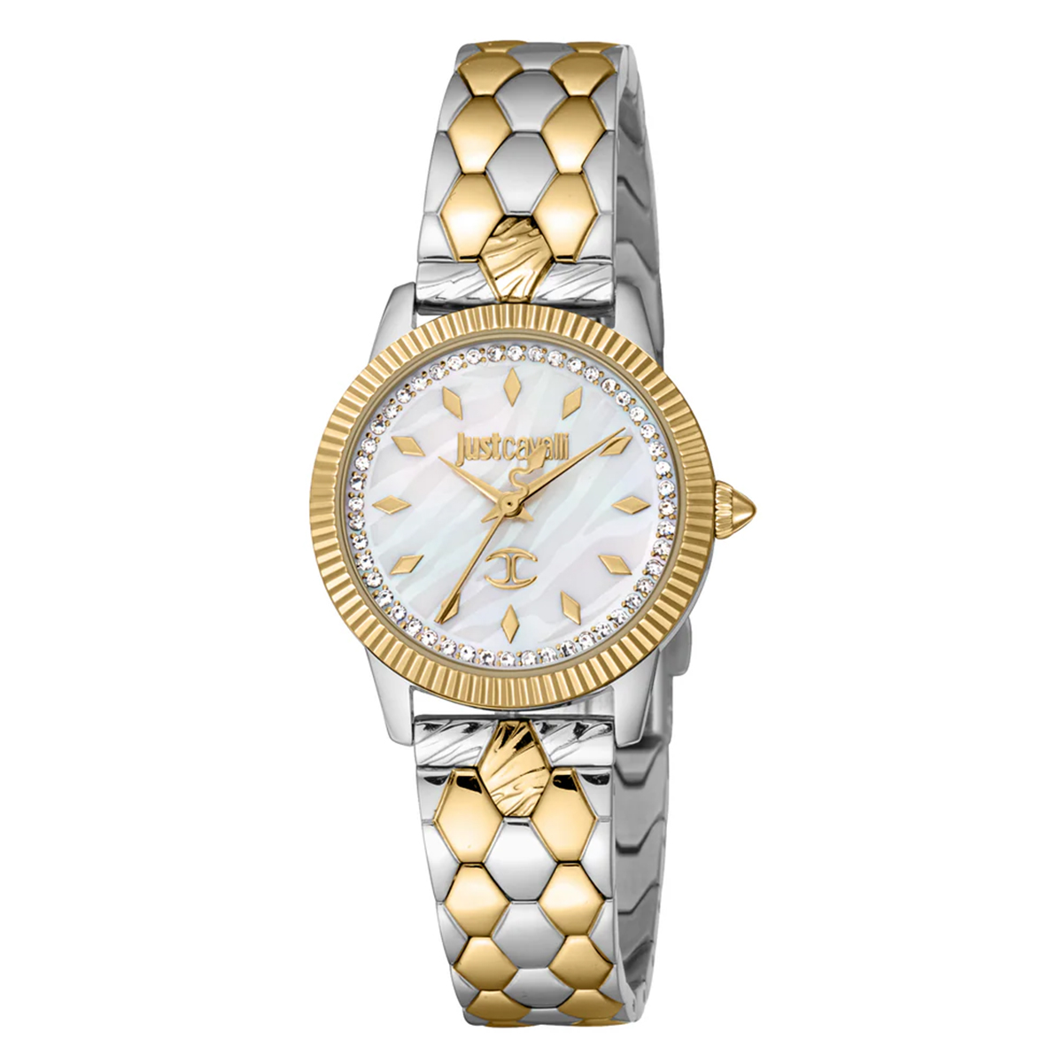 MONTRE JUST CAVALI FEMME SIMPLE ACIER